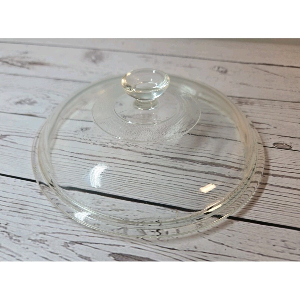 Vintage Glass Replacement Lid Pyrex, Corning, Crock Pot # 406 (7 1/4")